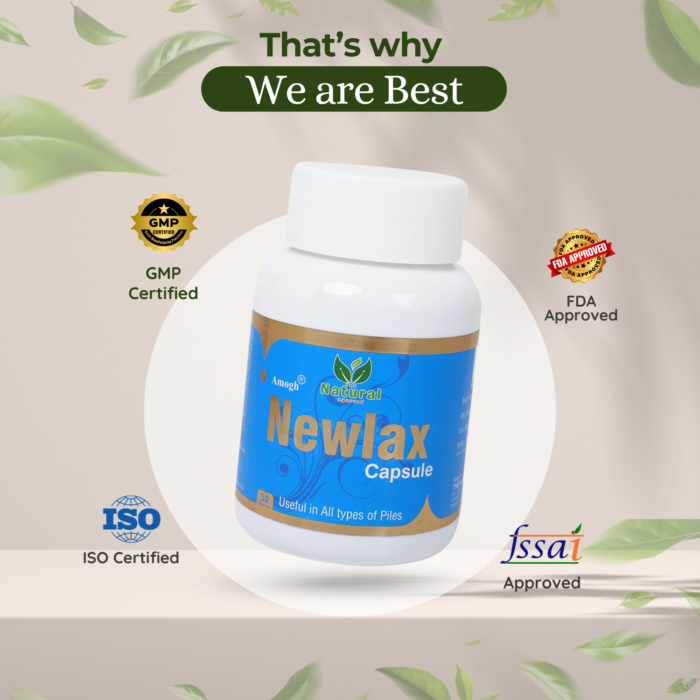 Newlax Capsules - Gentle Relief in Bleeding & Piles Massa