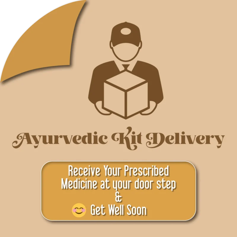 Ayurvedic Kit Delivery illustration